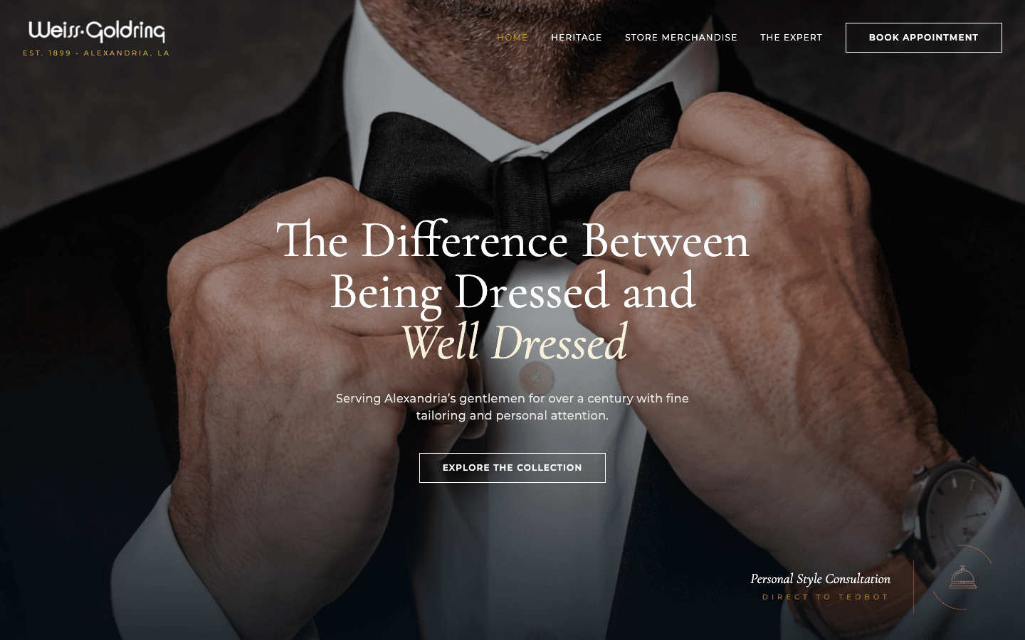 Weiss Goldring website built by Found It Marketing